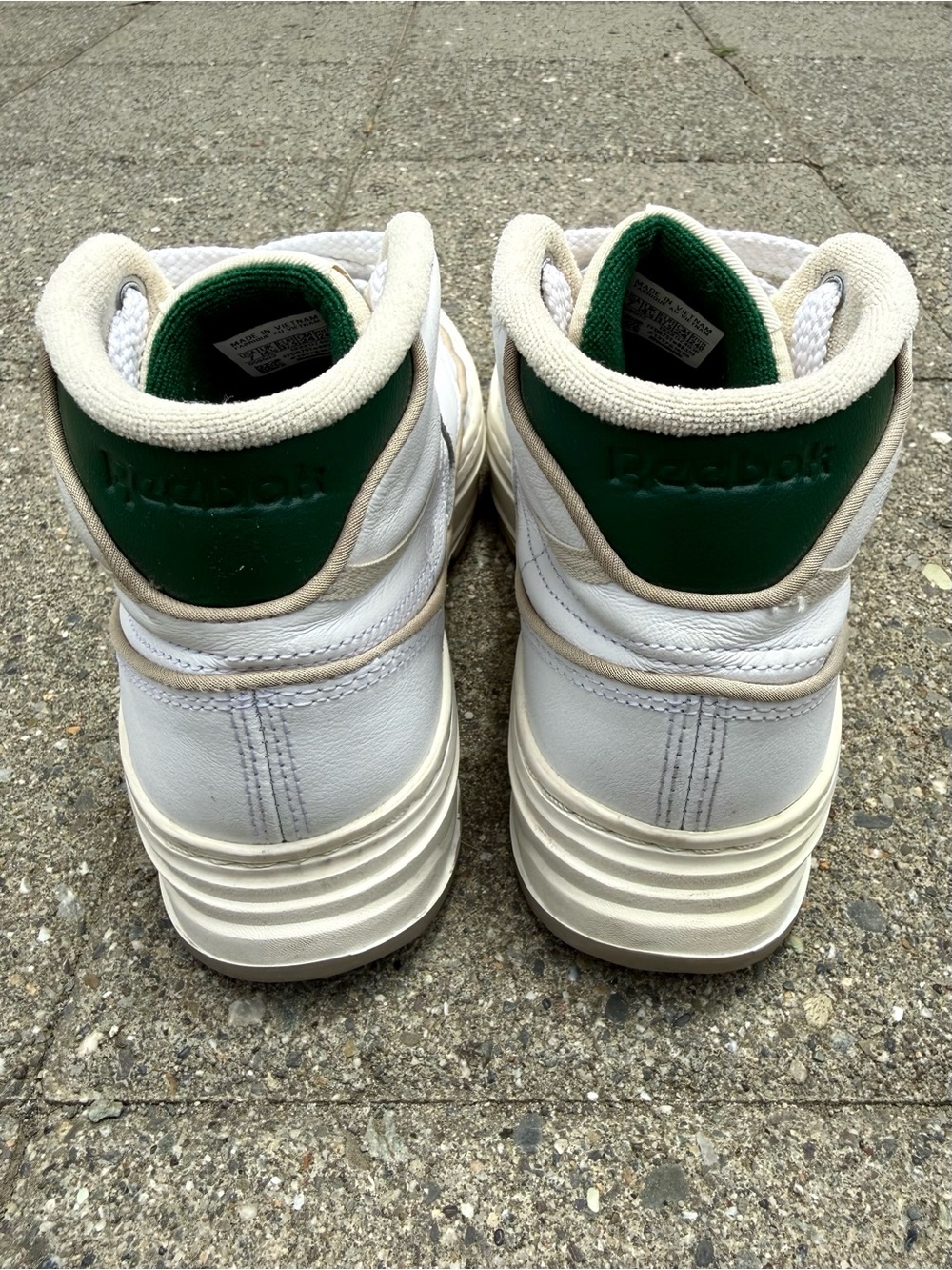 Reebok Club C Geo Mid 'Chalk Dark Green' • Sz 7 - Picture 9 of 10